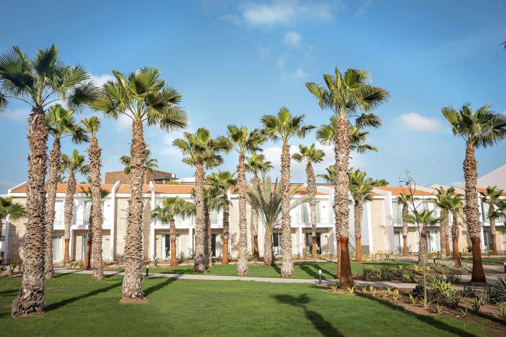 Hotel Robinson Club Cabo Verde Sal palmbomen appartementen