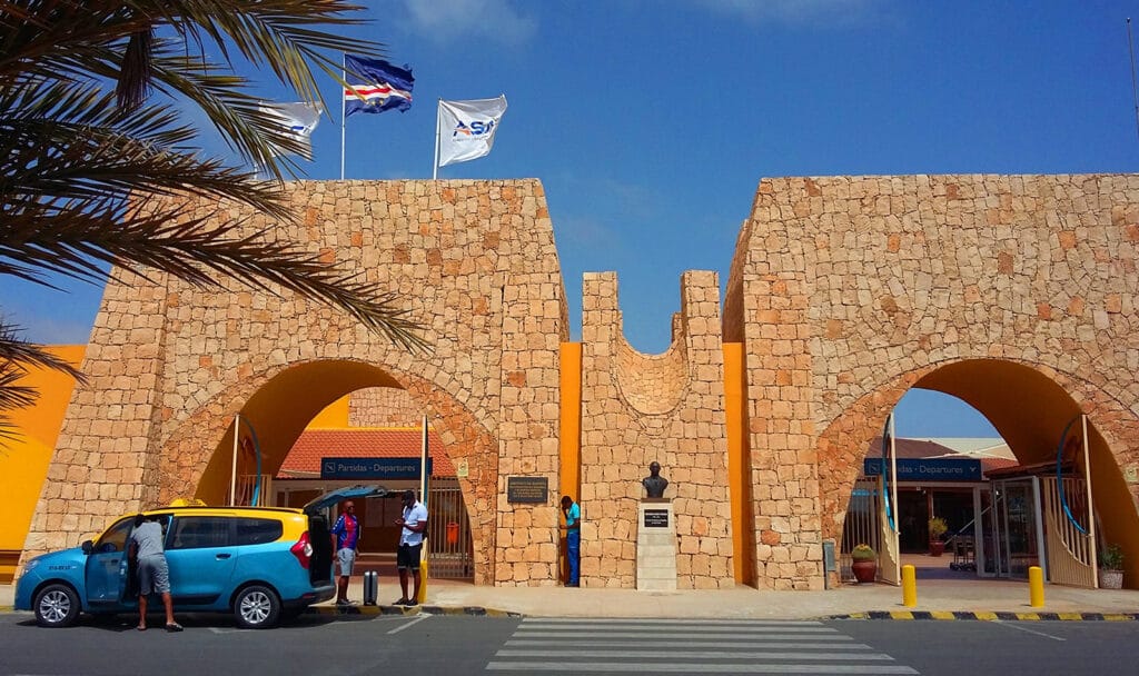 Luchthaven Rabil Internationaal op het eiland Boa Vista