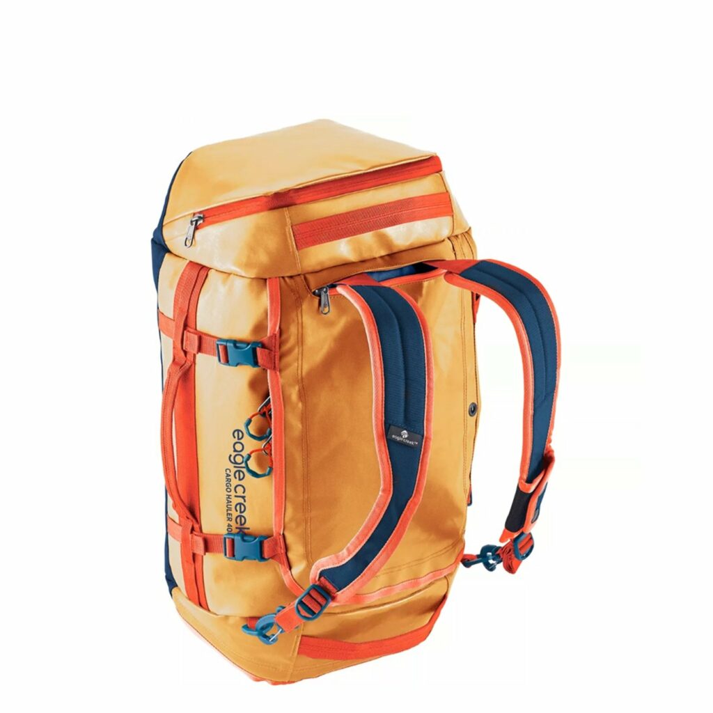 Eagle Creek Cargo rugzak geel reisartikelen kaapverdie