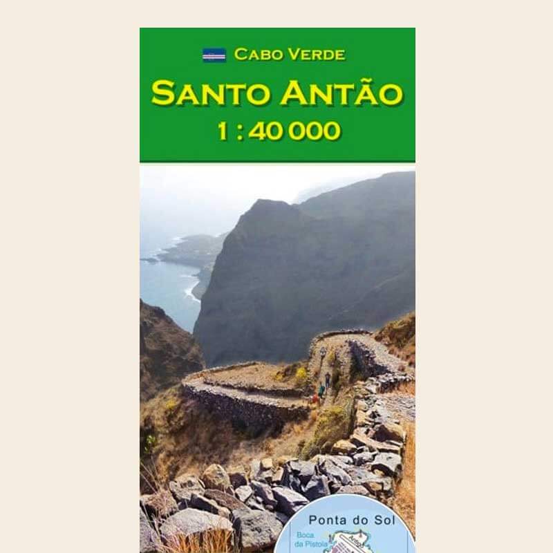 Wandelkaart reisgids Santo Antão
