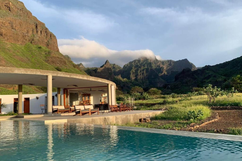 Hotel Santo Antao Kaapverdië, ecolodge accommodatie Palmeira Da Cruz EcoLodge