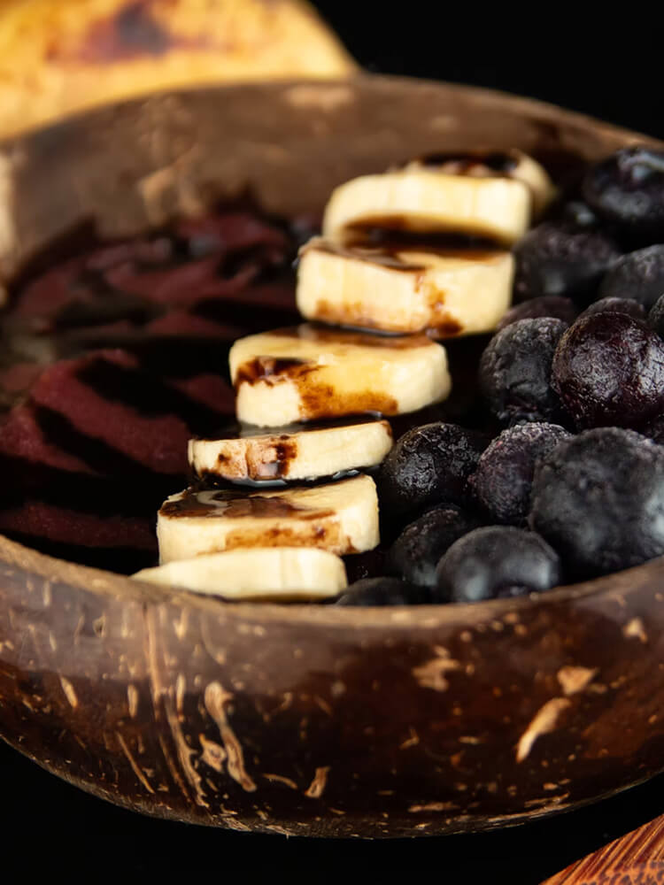Smoothie bowl, Santa Maria Sal restaurants in Kaapverdië. Papaya Cafe