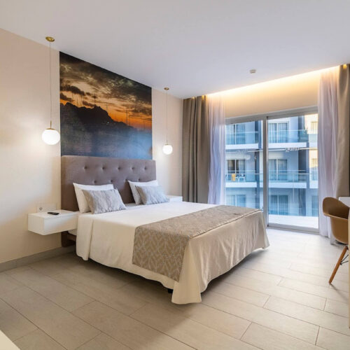 Hotelkamer Hotel Ouril in Mindelo, Sao Vicente Kaapverdische Eilanden