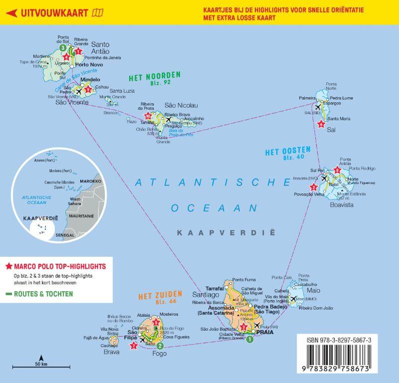 Inhoud reisgids Marco Polo Kaapverdië, Cape Verde