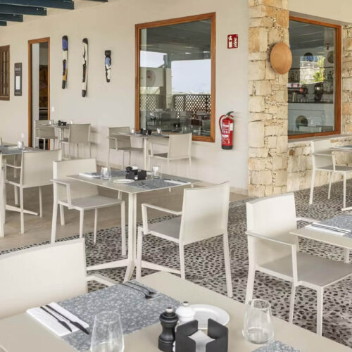 Restaurant terras Barceló Marine resort Kaapverdie Boa Vista