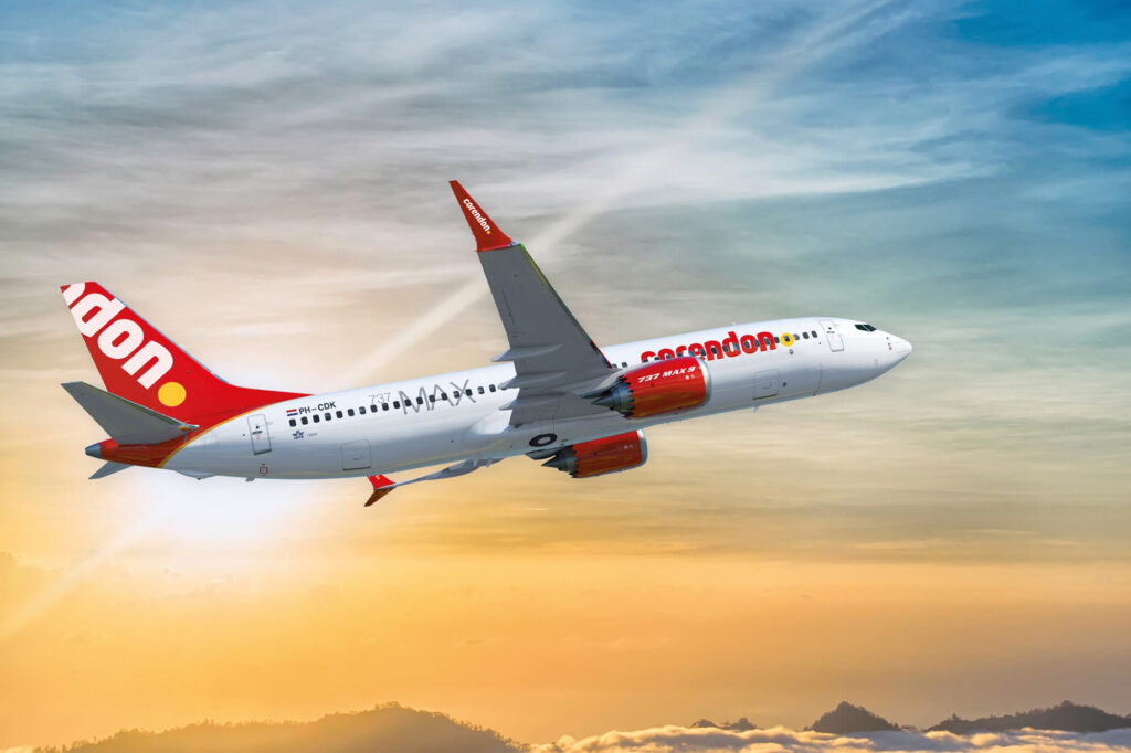 Vliegtuig Kaapverdie naar Sal Corendon Dutch Airlines