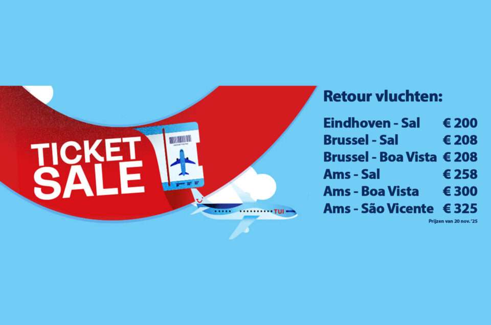 Korting op vliegtickets naar Kaapverdië