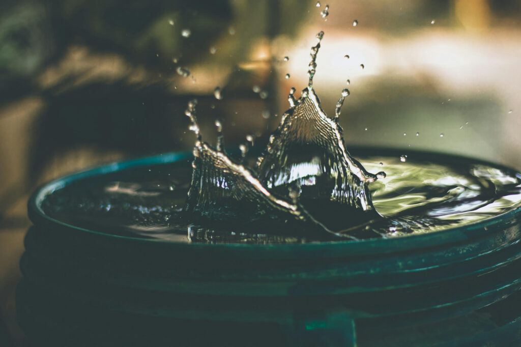 Water drinken in Kaapverdië, watertank