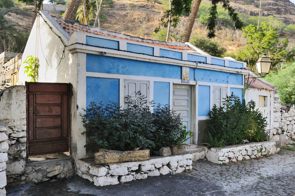 Unesco huis Rua Banana Santiago, Cidade Velha in Kaapverdië