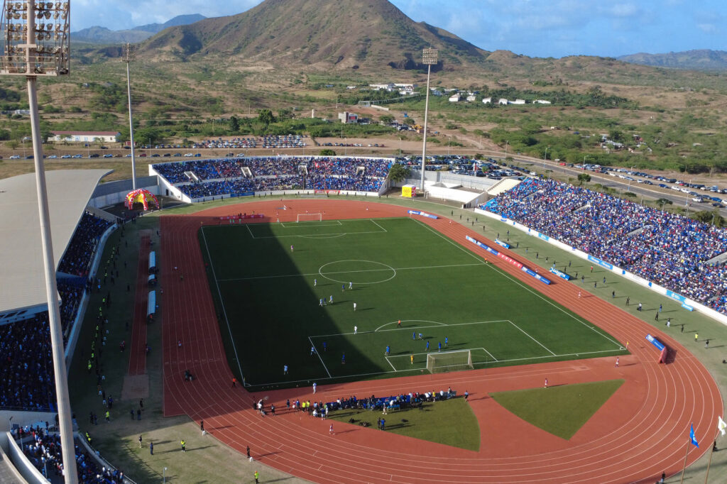 Het nationale stadion van Kaapverdië in Praia Santiago, Estádio Nacional de Cabo Verde