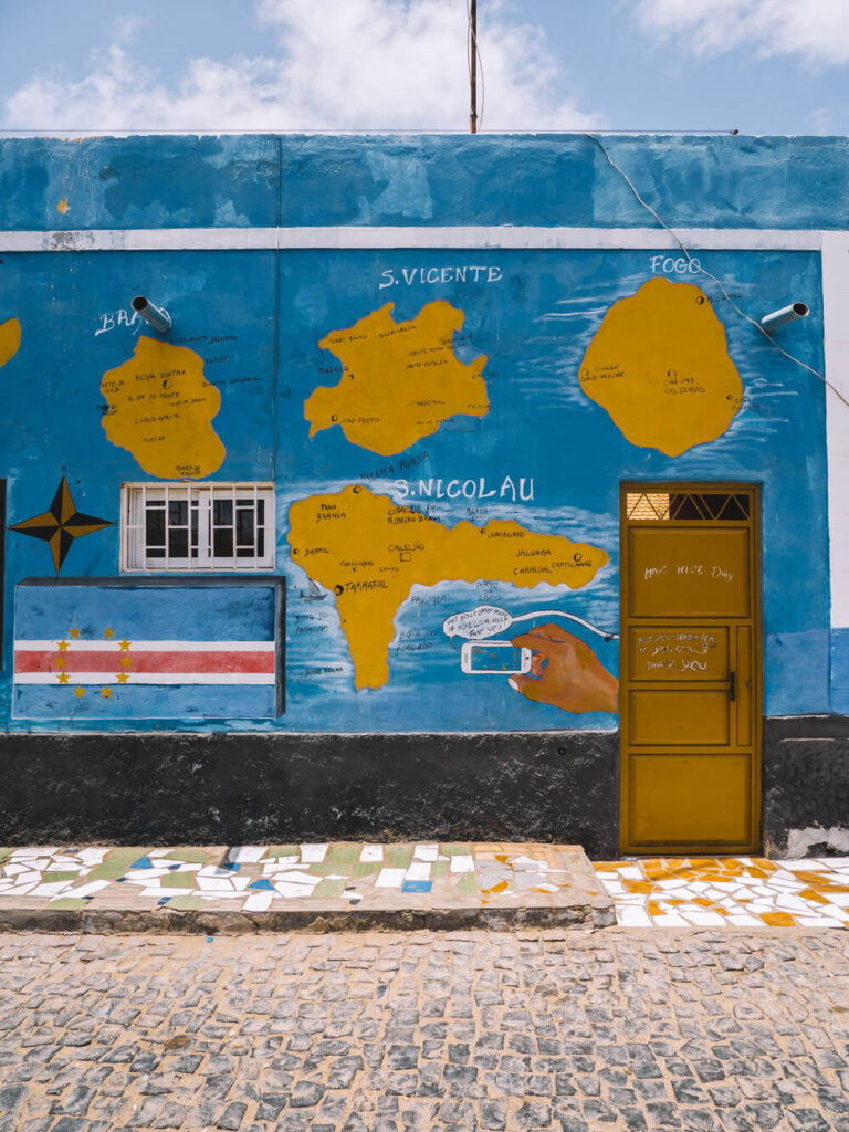 Sal Kaapverdië streetart Murdeira Espargos dorp