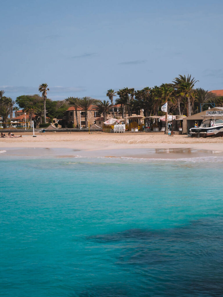 Strand Sal Kaapverdië Santa Maria zee
